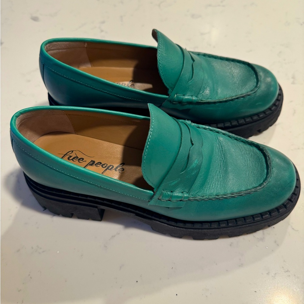 Free People Lyra Lug Sole Loafers